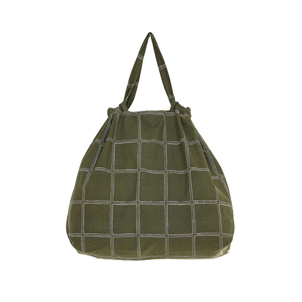 Bags and totes - Mountain Green Large Bag - HELLEN VAN BERKEL HEARTMADE PRINTS