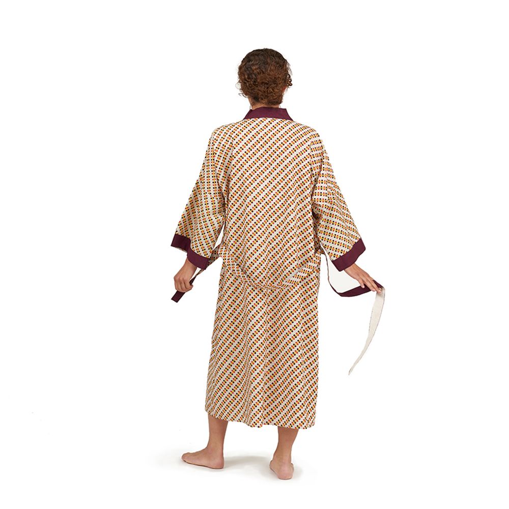 Homewear - Kimono écru à l'eau - HELLEN VAN BERKEL HEARTMADE PRINTS
