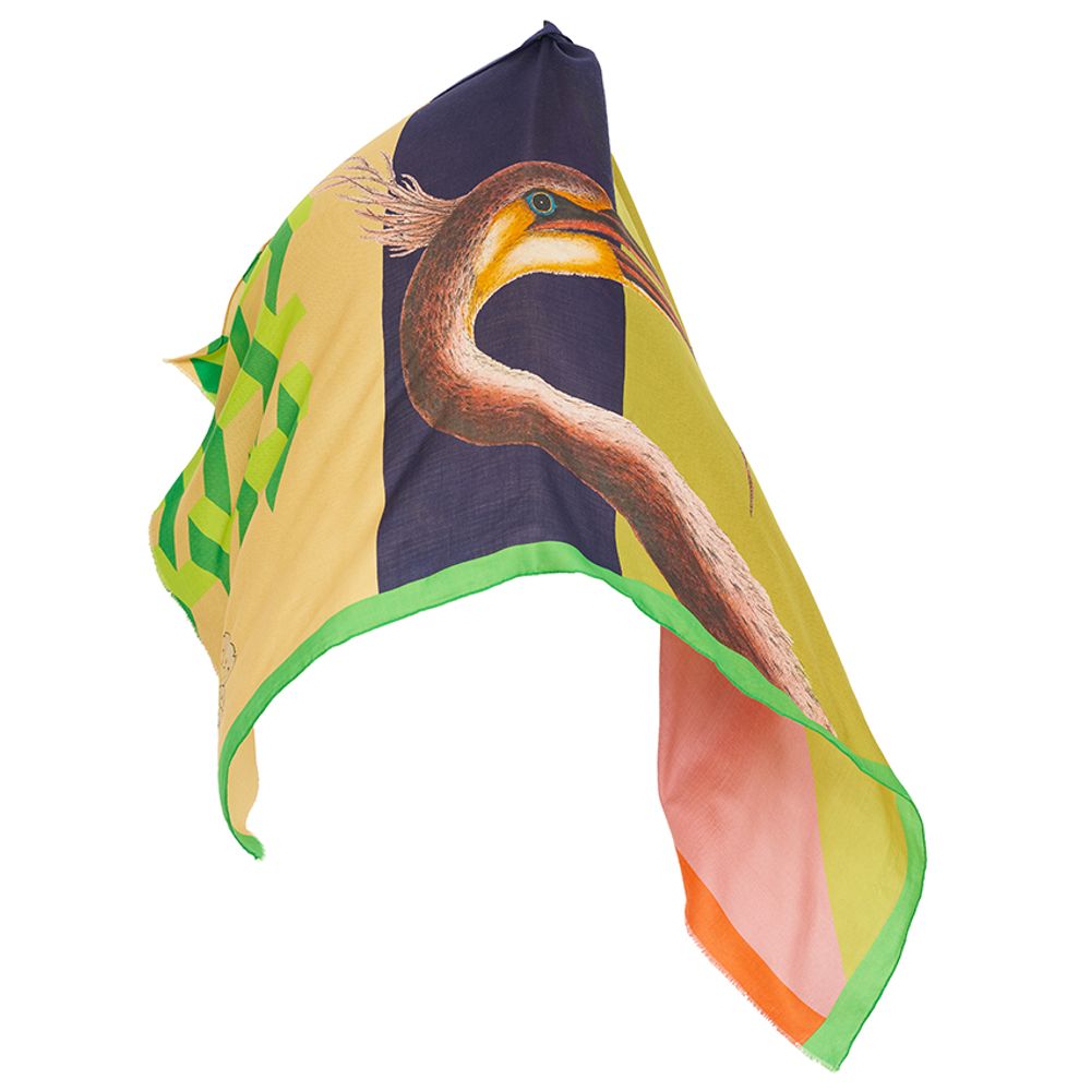 Scarves - Mara Pink scarf - HELLEN VAN BERKEL HEARTMADE PRINTS