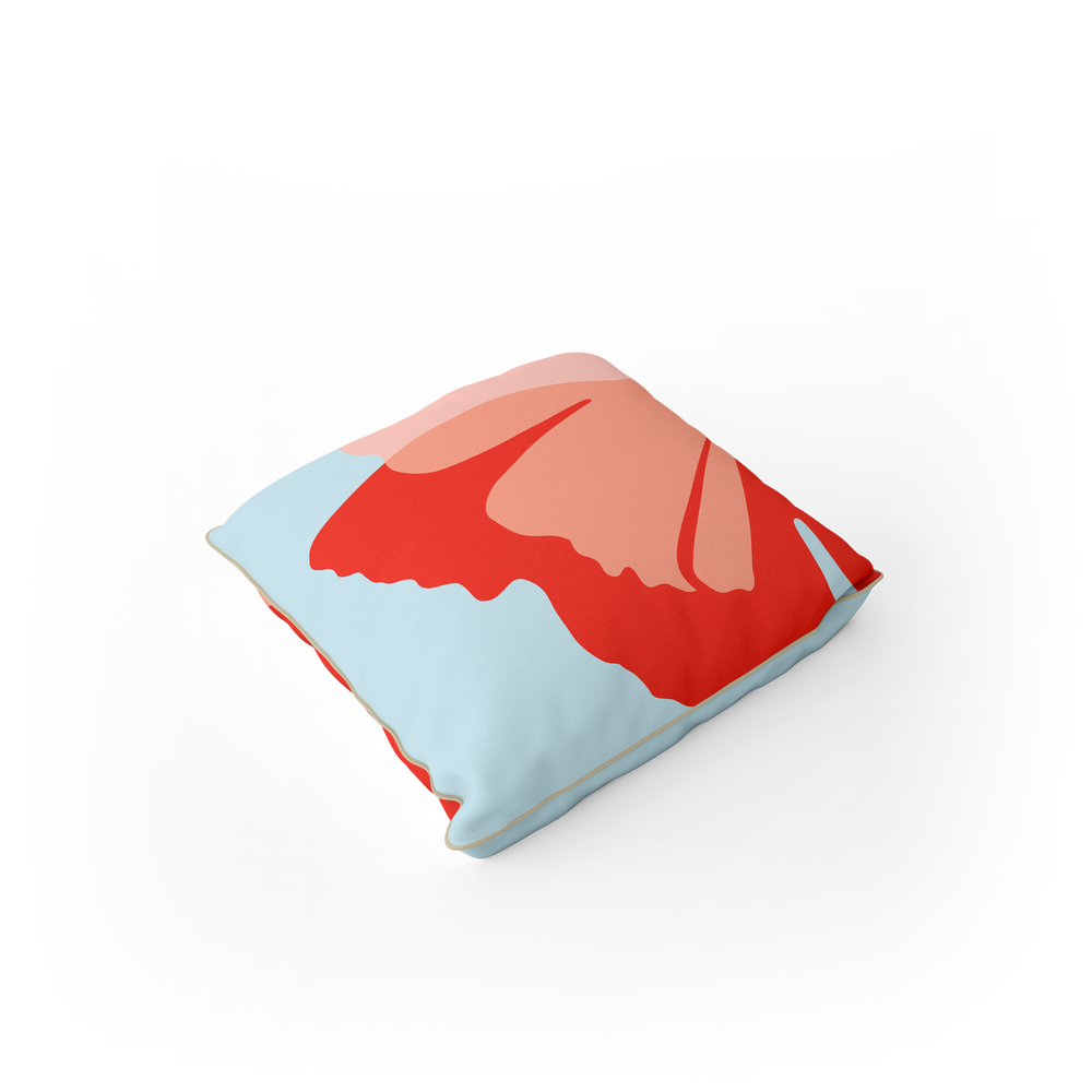 Fabric cushions - Eco Canvas Cushions - Ginkgo Pop - COMMON MODERN