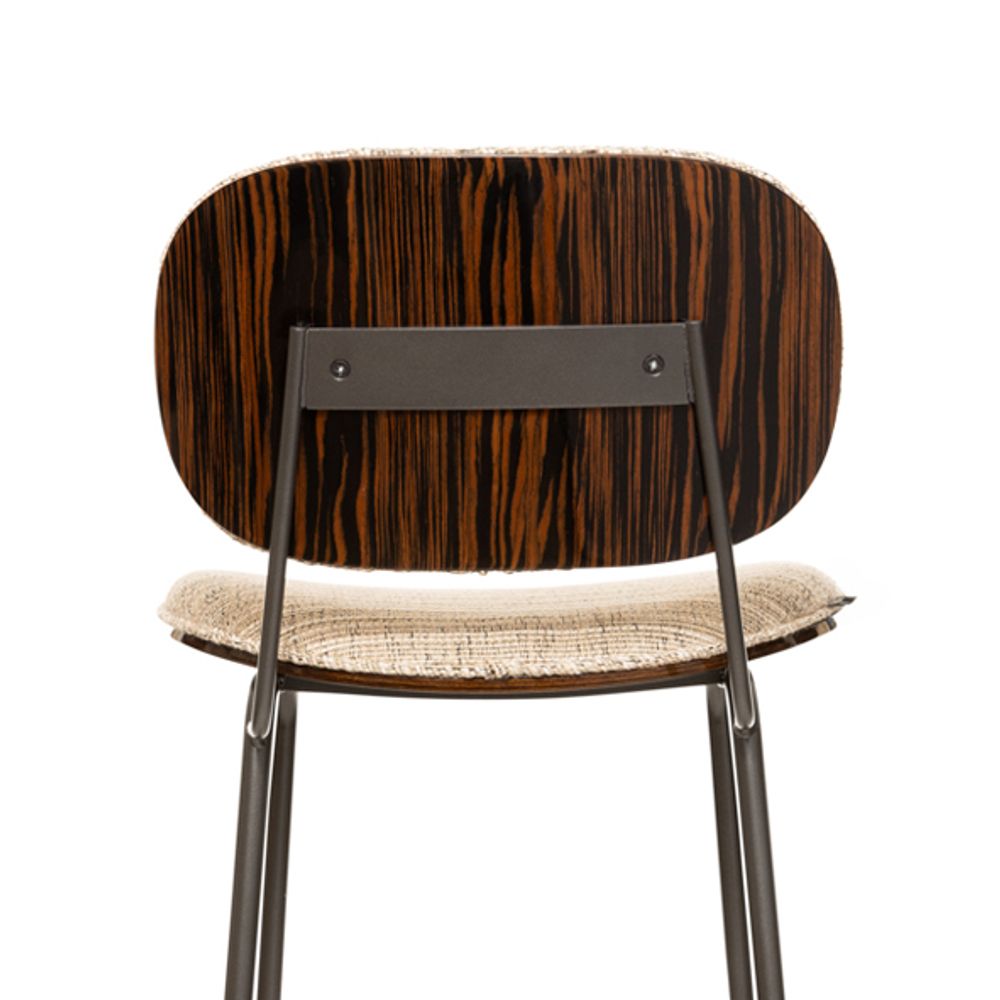 Tabourets pour collectivités - Esco tabouret de bar anthracite - ébène poli - ARIANESKÉ