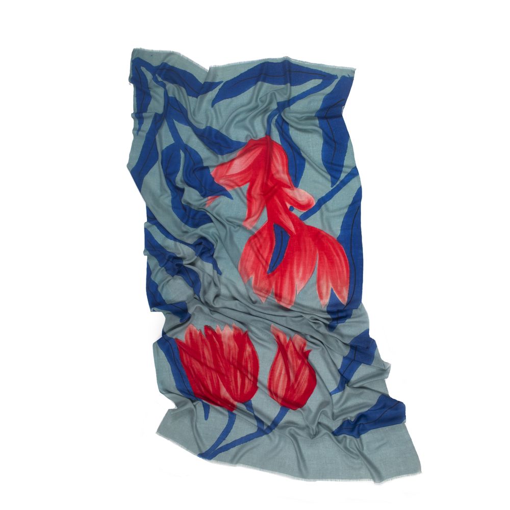 Foulards et écharpes - ÉCHARPE IKEBANA. - ME & K