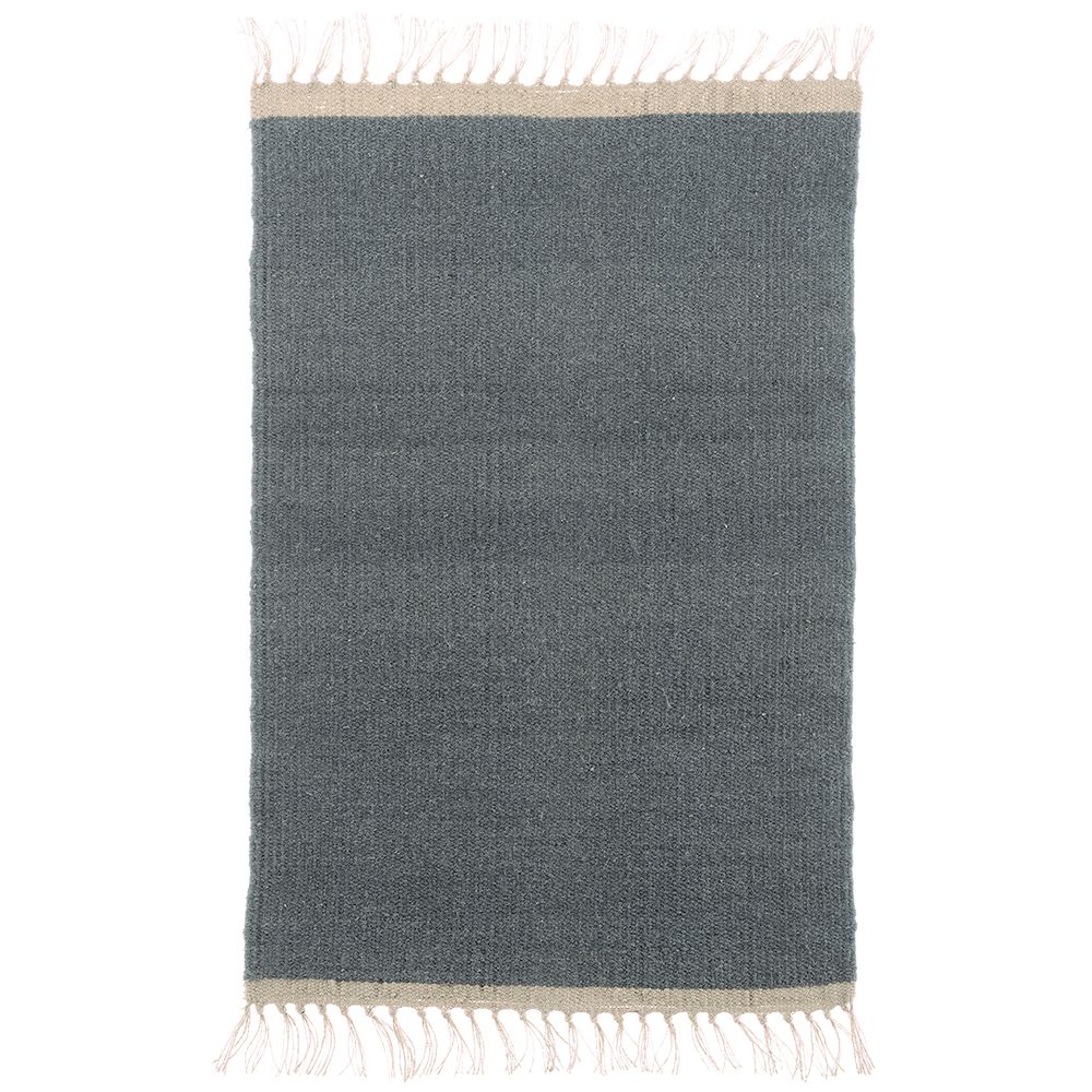 Autres tapis - Tapis jute et laine tissés main - MAISON LILO