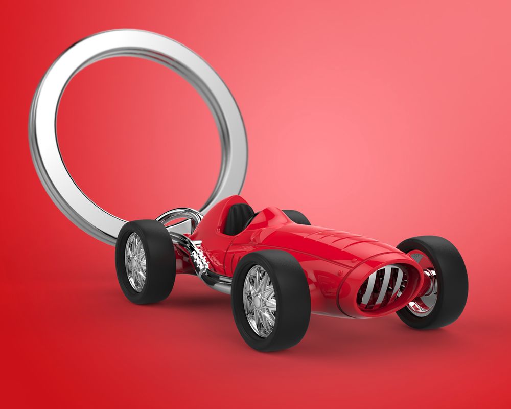 Cadeaux - Vintage Racer concept car keyholder - METALMORPHOSE