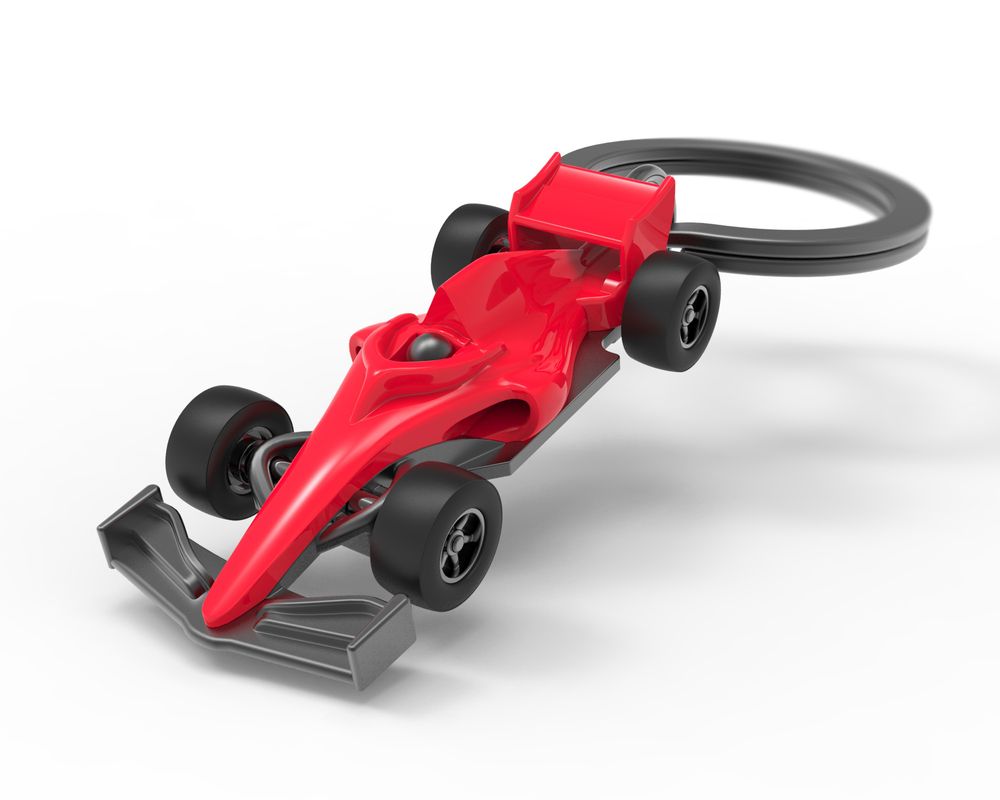 Gifts - Formula racer concept car Key Chain - METALMORPHOSE