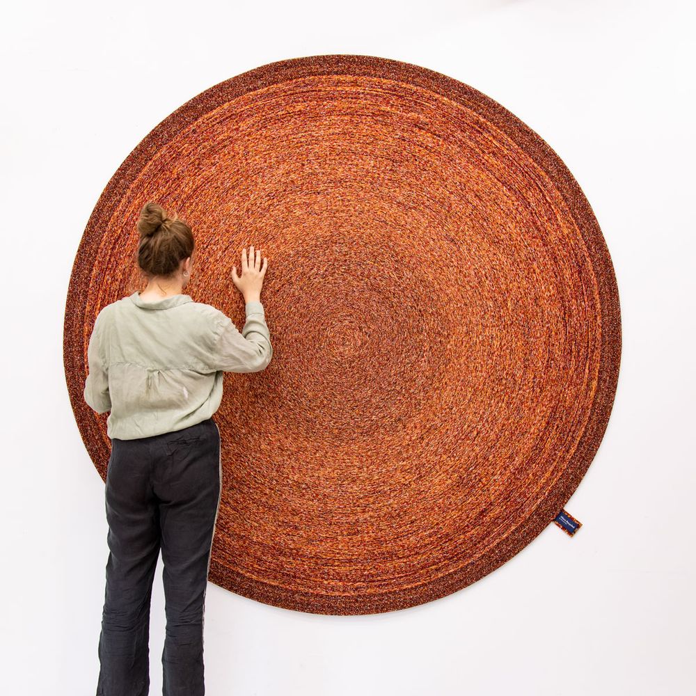 Design carpets - Post Vlisco round carpet - STUDIO SIMONE POST