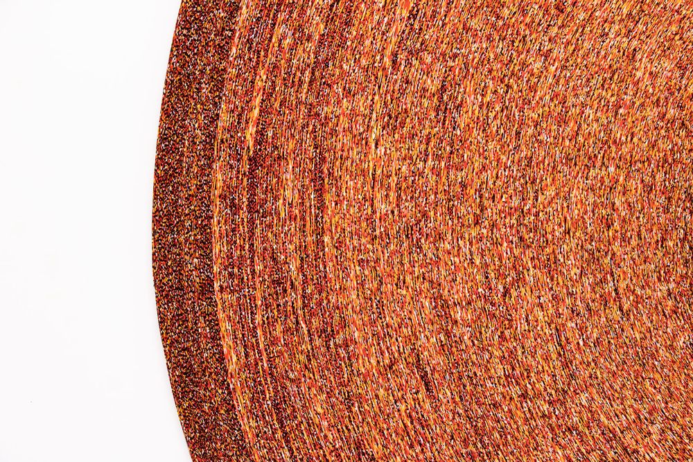 Design carpets - Post Vlisco round carpet - STUDIO SIMONE POST