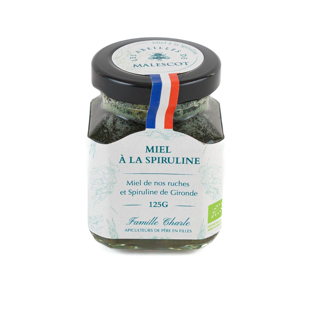 Épicerie fine - Miel à la Spiruline - LES ABEILLES DE MALESCOT