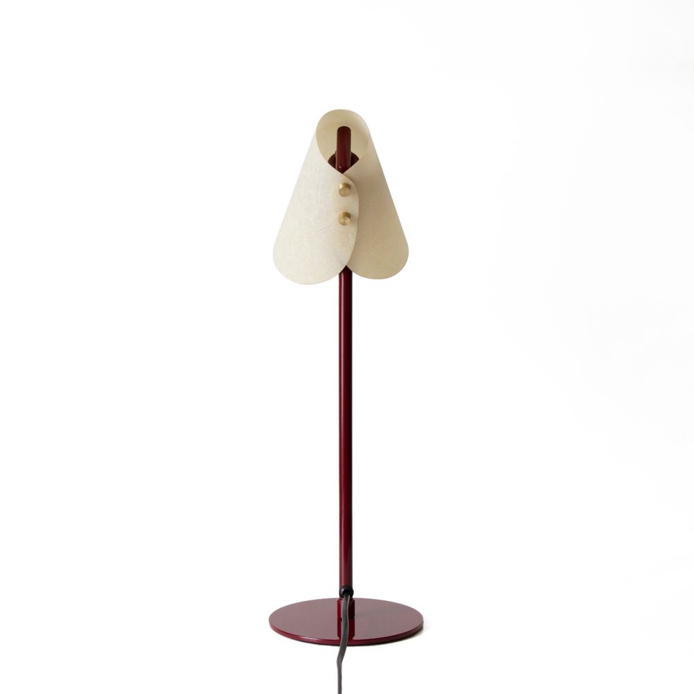 Design objects - June Desk Lamp -Maroon - KITBOX DESIGN