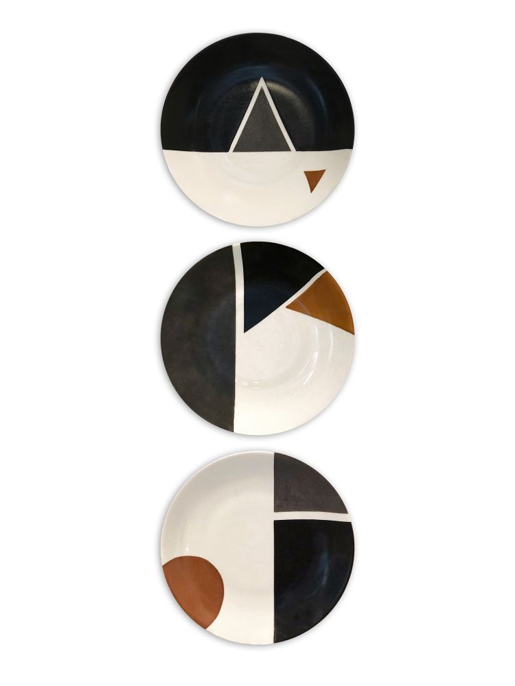 Paintings - GEOMETRY triptych - VERONIQUE JOLY-CORBIN