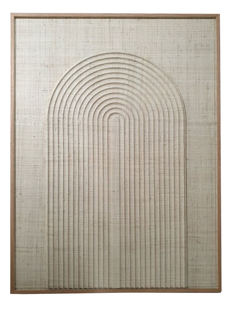 Other wall decoration - TYRA Bagor Fluted Wall Décor Natural - SIJI LIFESTYLE