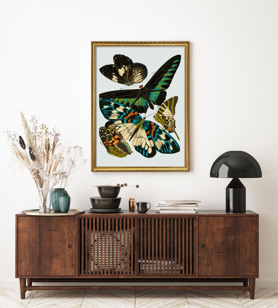 Hotel bedrooms - Poster Butterflies. - THE DYBDAHL CO.