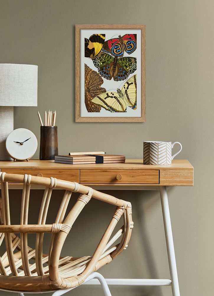 Hotel bedrooms - Poster Butterflies. - THE DYBDAHL CO.