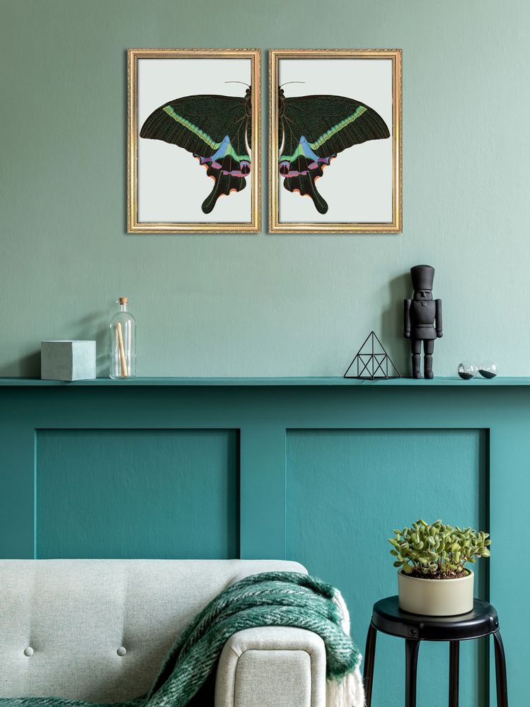 Hotel bedrooms - Poster Butterflies. - THE DYBDAHL CO.