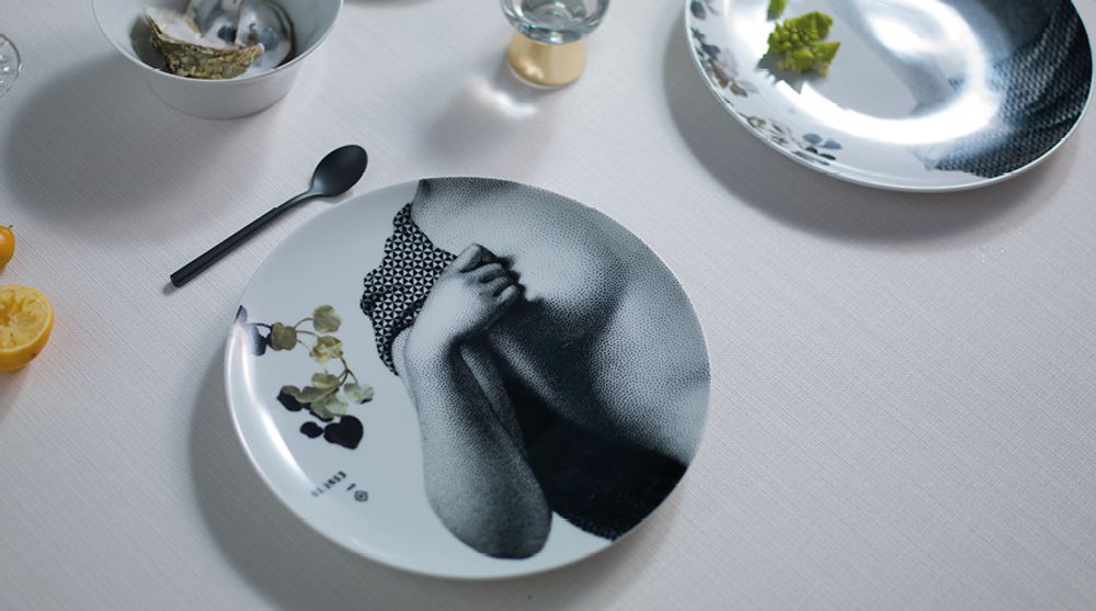 Everyday plates - 2 porcelain plates - Printemps - IBRIDE