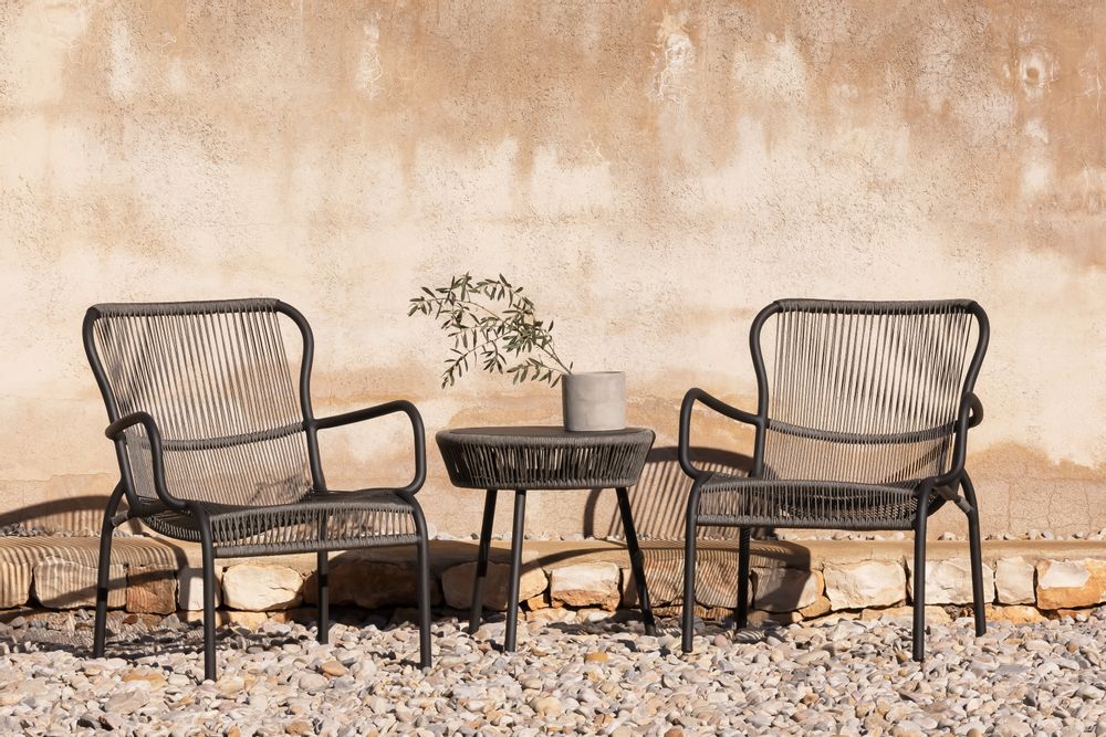 Lawn armchairs - Loop Lounge Chair - VINCENT SHEPPARD