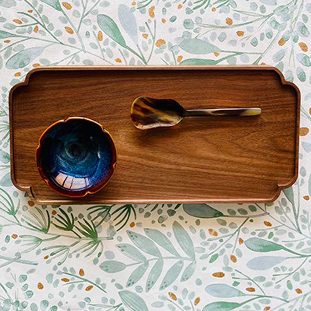 Platter and bowls - Natural Wood Trays & Tea Accessories - ZAOZAM