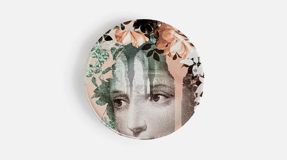Formal plates - 4 porcelain plates - Alhambra - IBRIDE