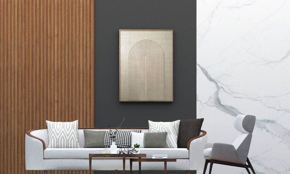 Other wall decoration - TYRA Bagor Fluted Wall Décor Natural - SIJI LIFESTYLE