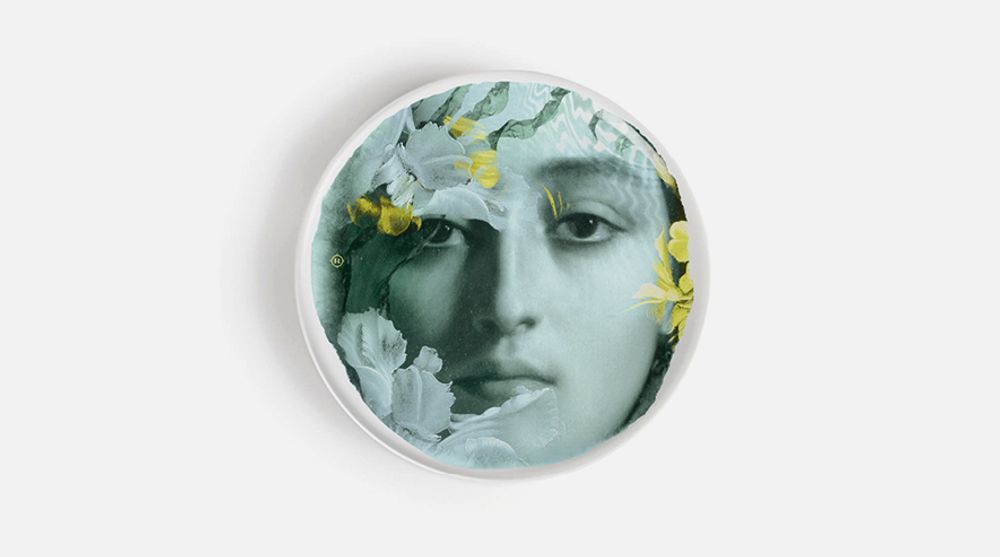 Everyday plates - 4 porcelain plates - River - IBRIDE