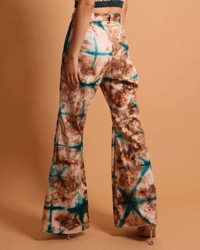 Prêt-à-porter -  Pantalon taille haute évasé pour femme – Vigogna - KROSKEL