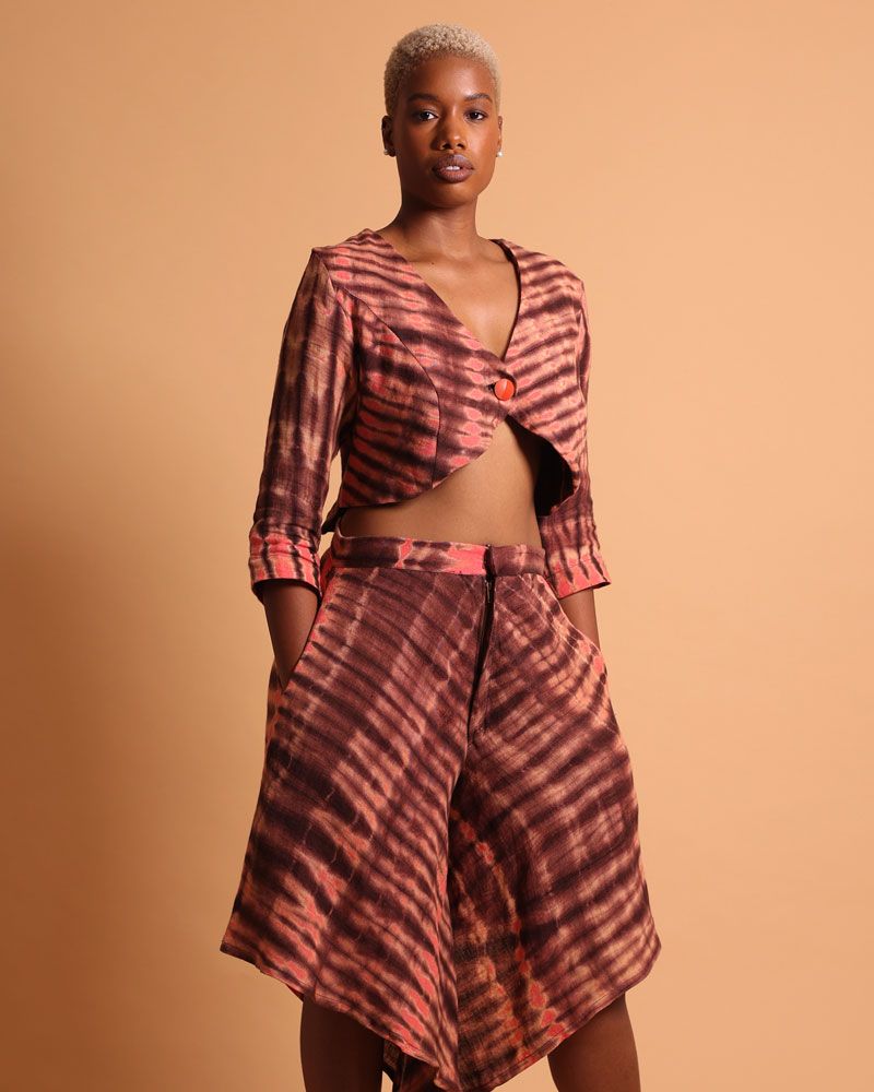 Prêt-à-porter - Crop top et pantalon tie-dye – Vespa - KROSKEL