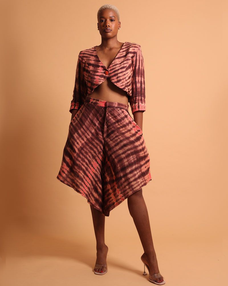 Prêt-à-porter - Crop top et pantalon tie-dye – Vespa - KROSKEL