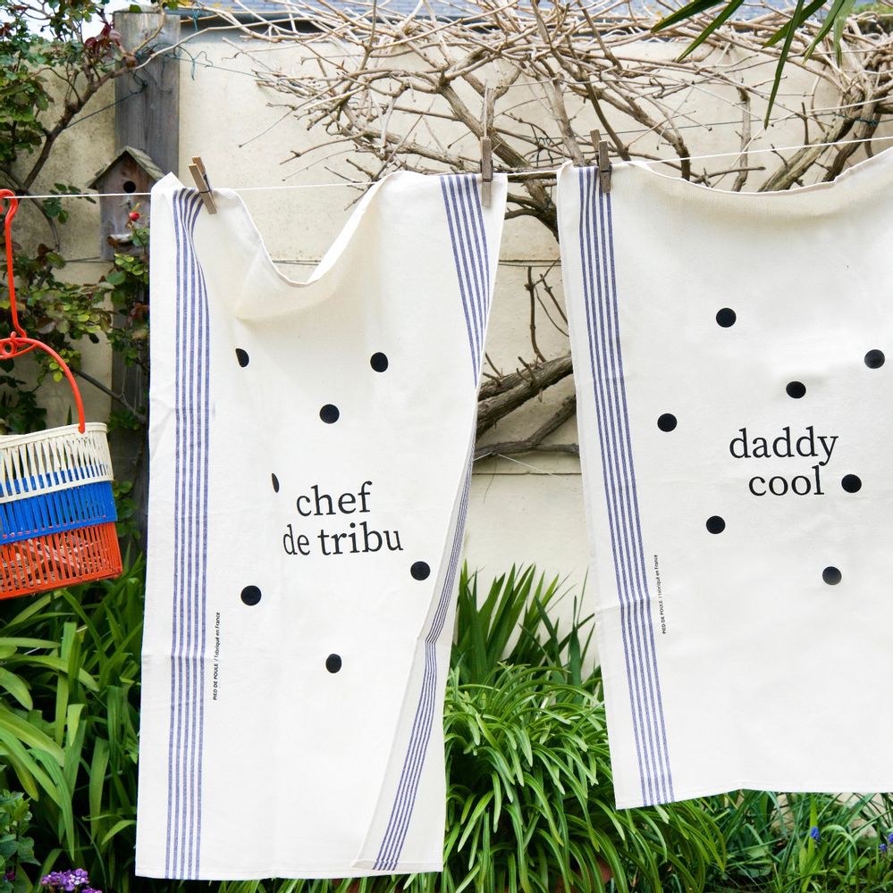 Dish towels - TEA TOWEL - FAMILY - PIED DE POULE