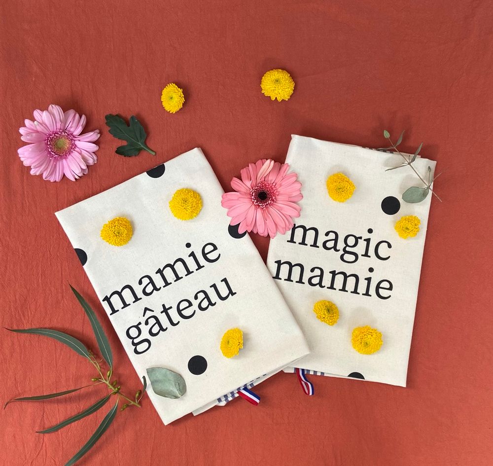 Dish towels - TEA TOWEL - FAMILY - PIED DE POULE