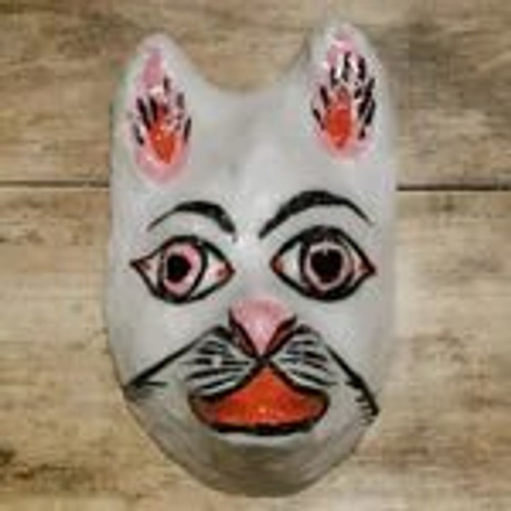 Children's party decorations - Mâché Mukhauta  MASQUE EN PAPIER - CURIOSITY LAB