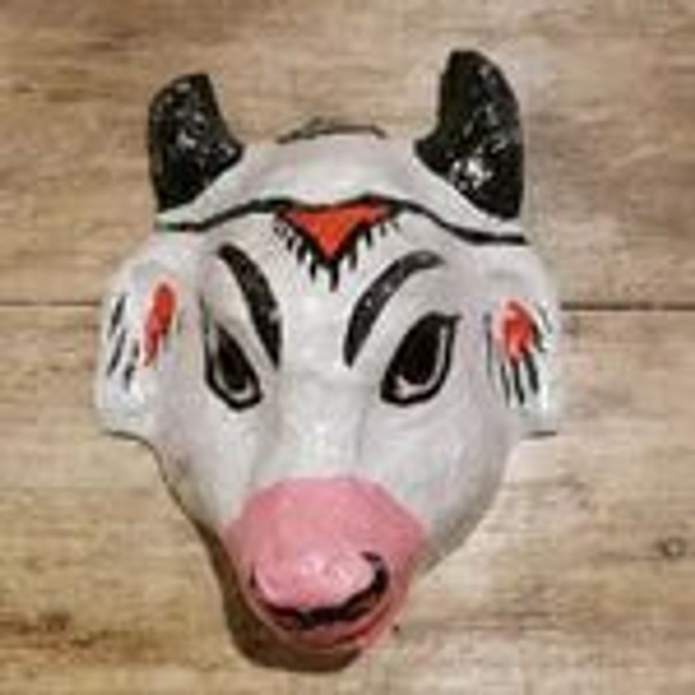 Children's party decorations - Mâché Mukhauta  MASQUE EN PAPIER - CURIOSITY LAB