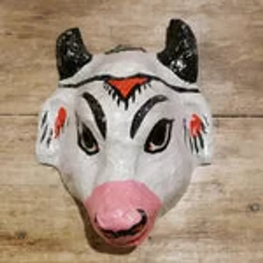 Children's party decorations - Mâché Mukhauta  MASQUE EN PAPIER - CURIOSITY LAB