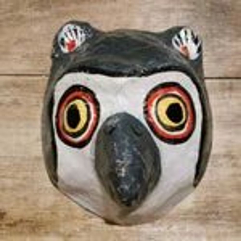 Children's party decorations - Mâché Mukhauta  MASQUE EN PAPIER - CURIOSITY LAB