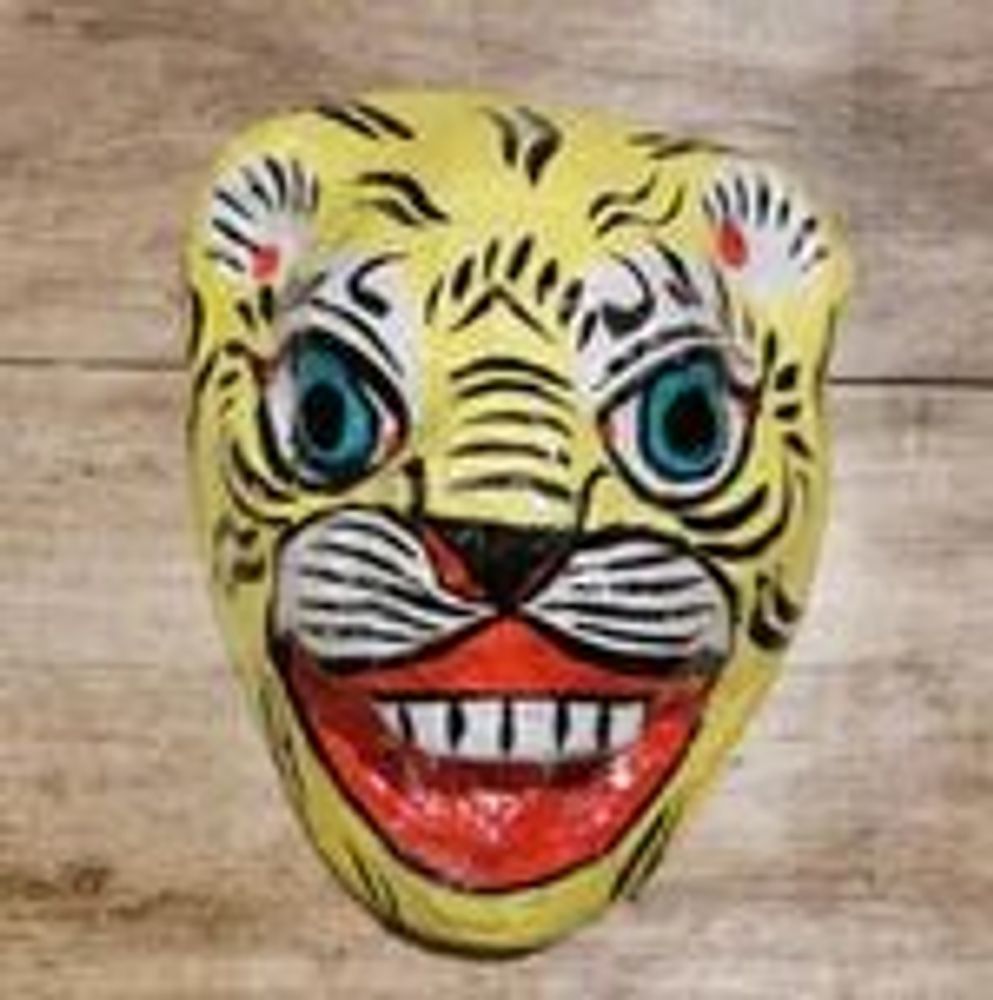 Children's party decorations - Mâché Mukhauta  MASQUE EN PAPIER - CURIOSITY LAB