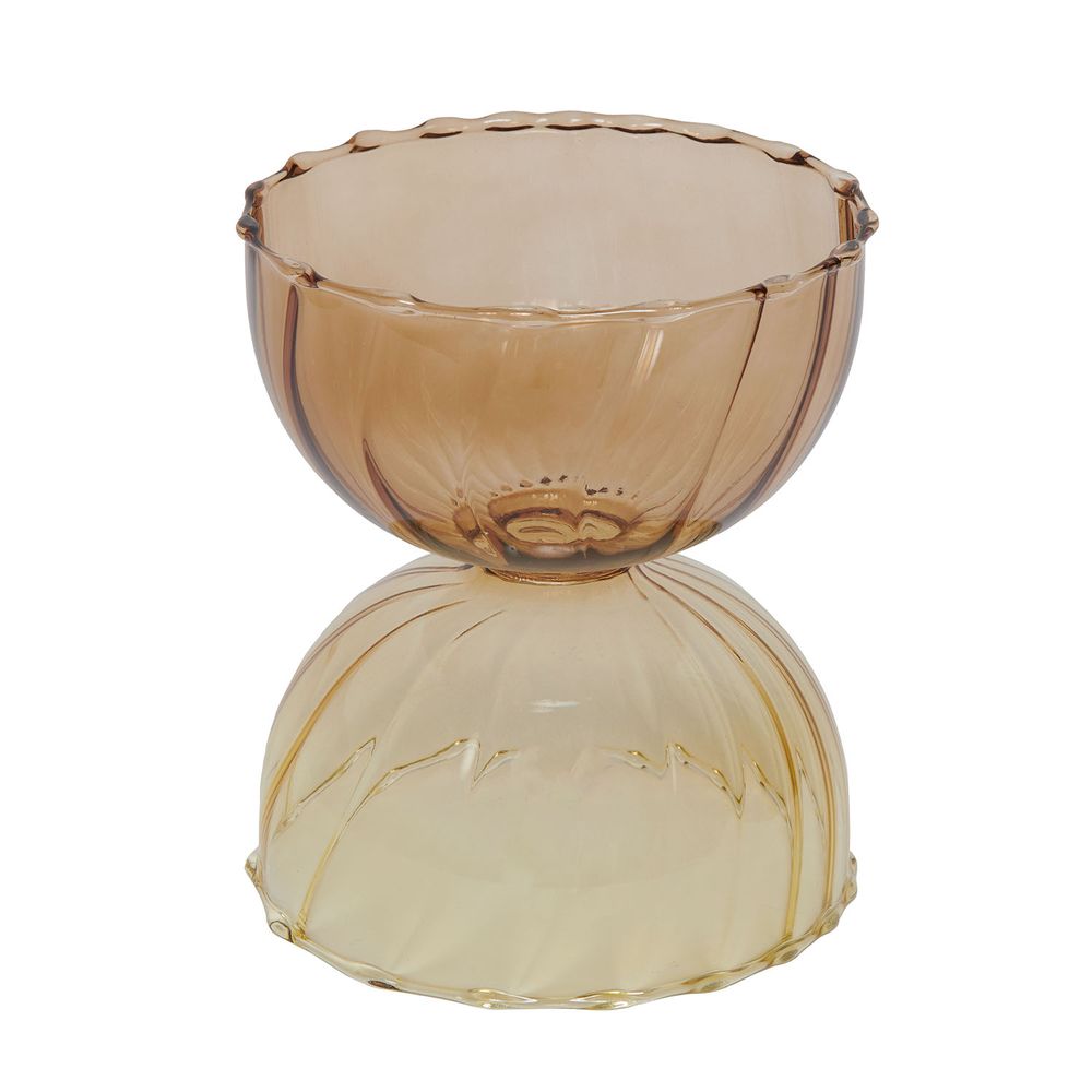 Platter and bowls - Brie Glass Bowl - AURA LIVING