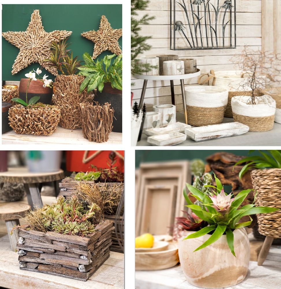 Decorative objects - Wood baskets and pots - KRENZ GMBH HOME & GARDEN