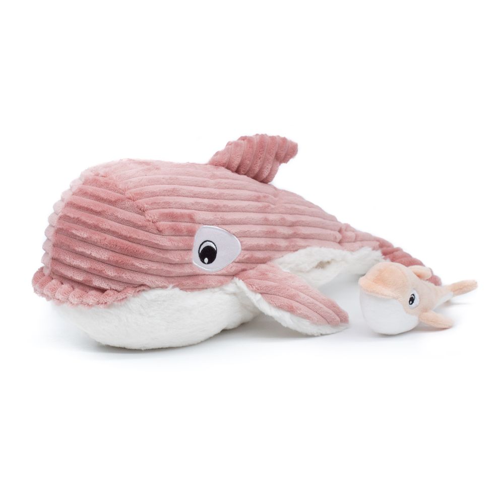 Soft toy - ORCA MOM AND HER BLACK BABY - DEGLINGOS