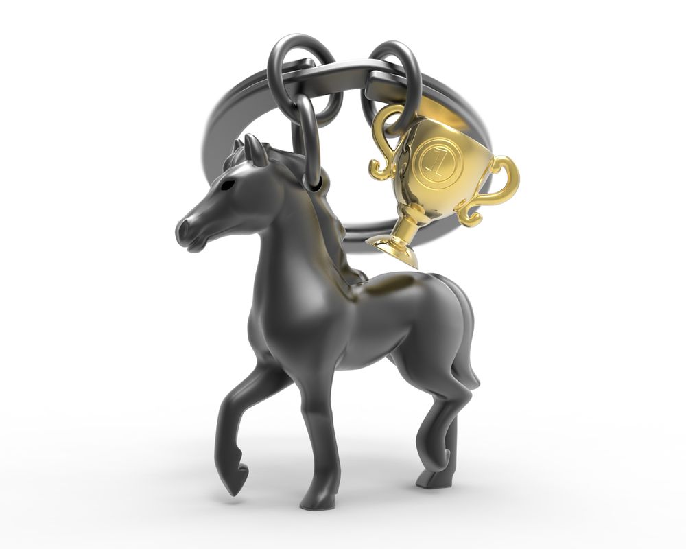 Bags and totes - Horse Trophee Key Chain - METALMORPHOSE