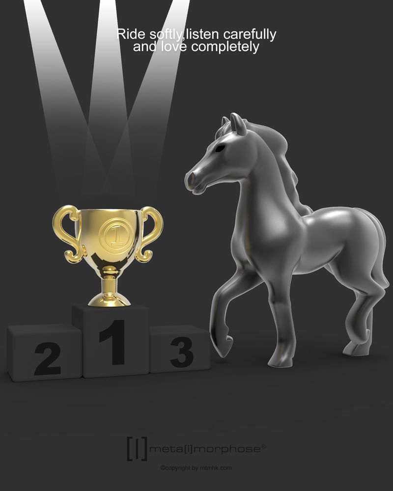 Bags and totes - Horse Trophee Key Chain - METALMORPHOSE