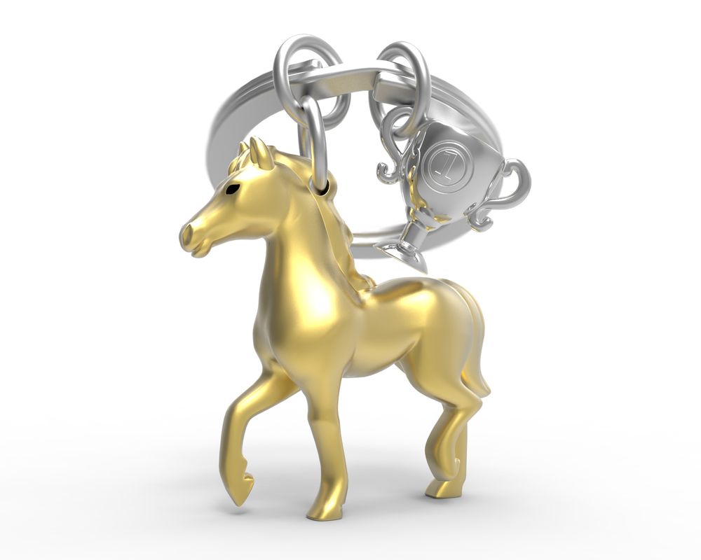 Bags and totes - Horse Trophee Key Chain - METALMORPHOSE