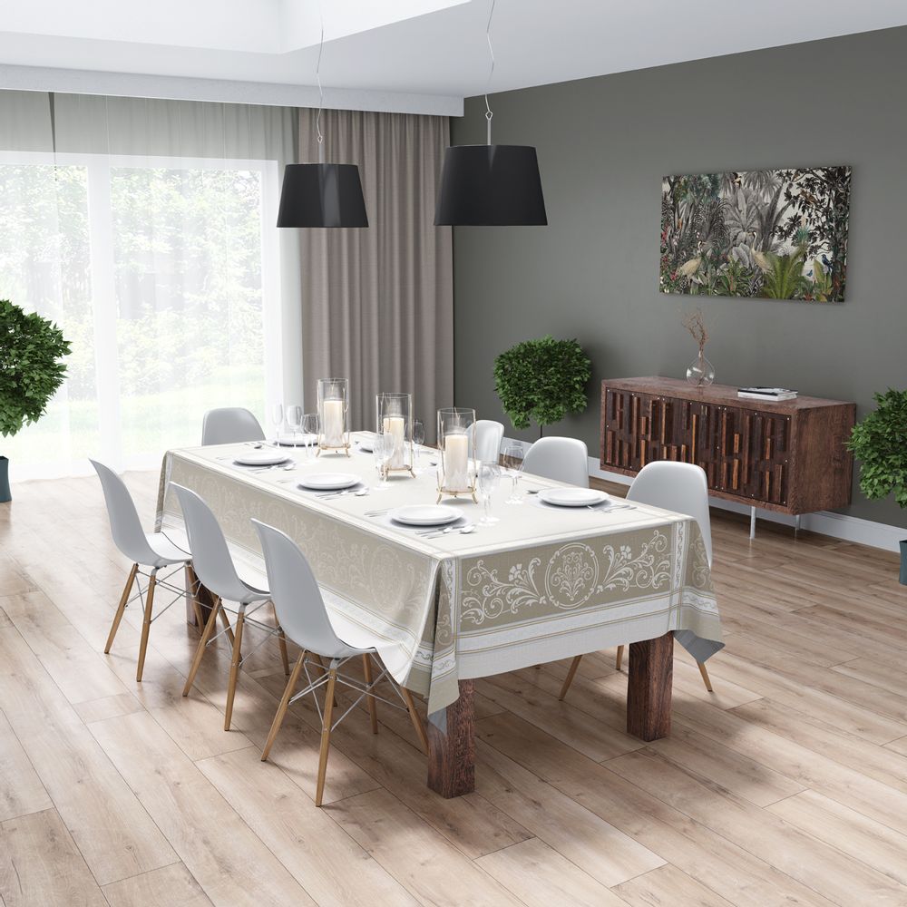 Linge de table textile - Nappe jacquard enduites - AUTREFOIS DÉCORATION