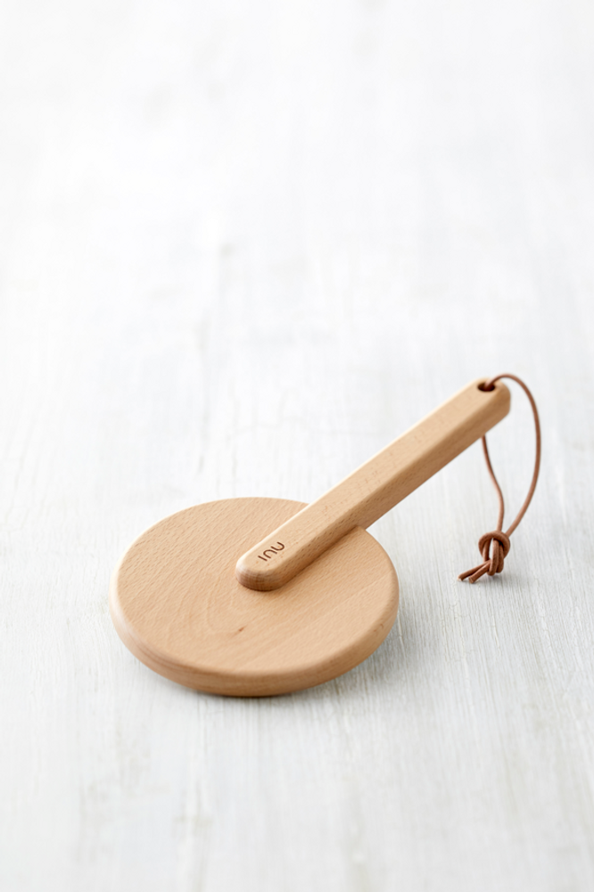 Bathroom mirrors - Inu makeup mirror 27 x 14 cm Beech - ZONE DENMARK