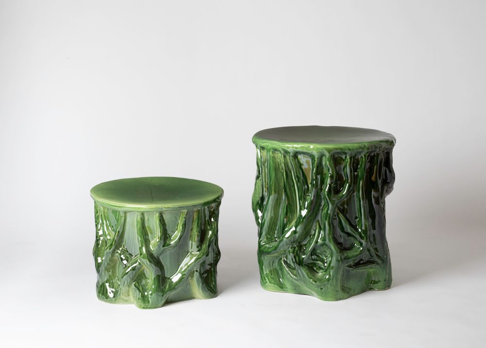 Objets design - TABLE BASSE ROOTS - PORCELAINE DU LOT VIREBENT