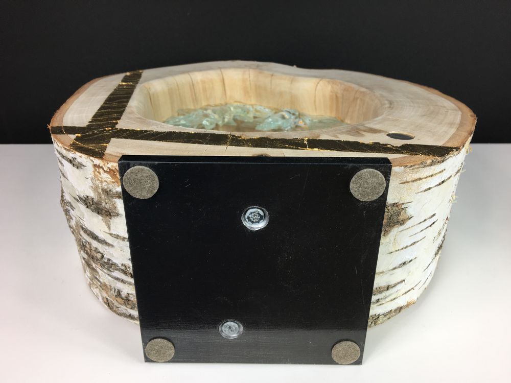 Sculptures, statuettes and miniatures - Bark ring 40 cm - ARANGO