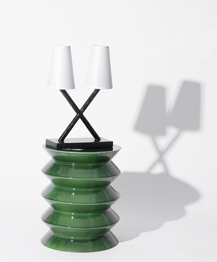 Decorative objects - 14 JUILLET SIDE TABLE - PORCELAINE DU LOT VIREBENT
