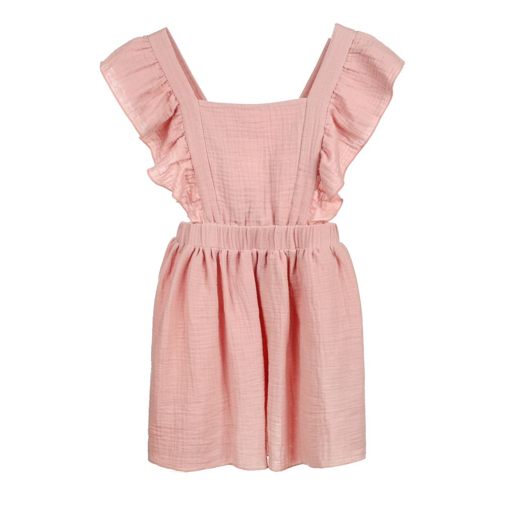 Children's fashion - Cotton muslin spring dress U64 - ANDER