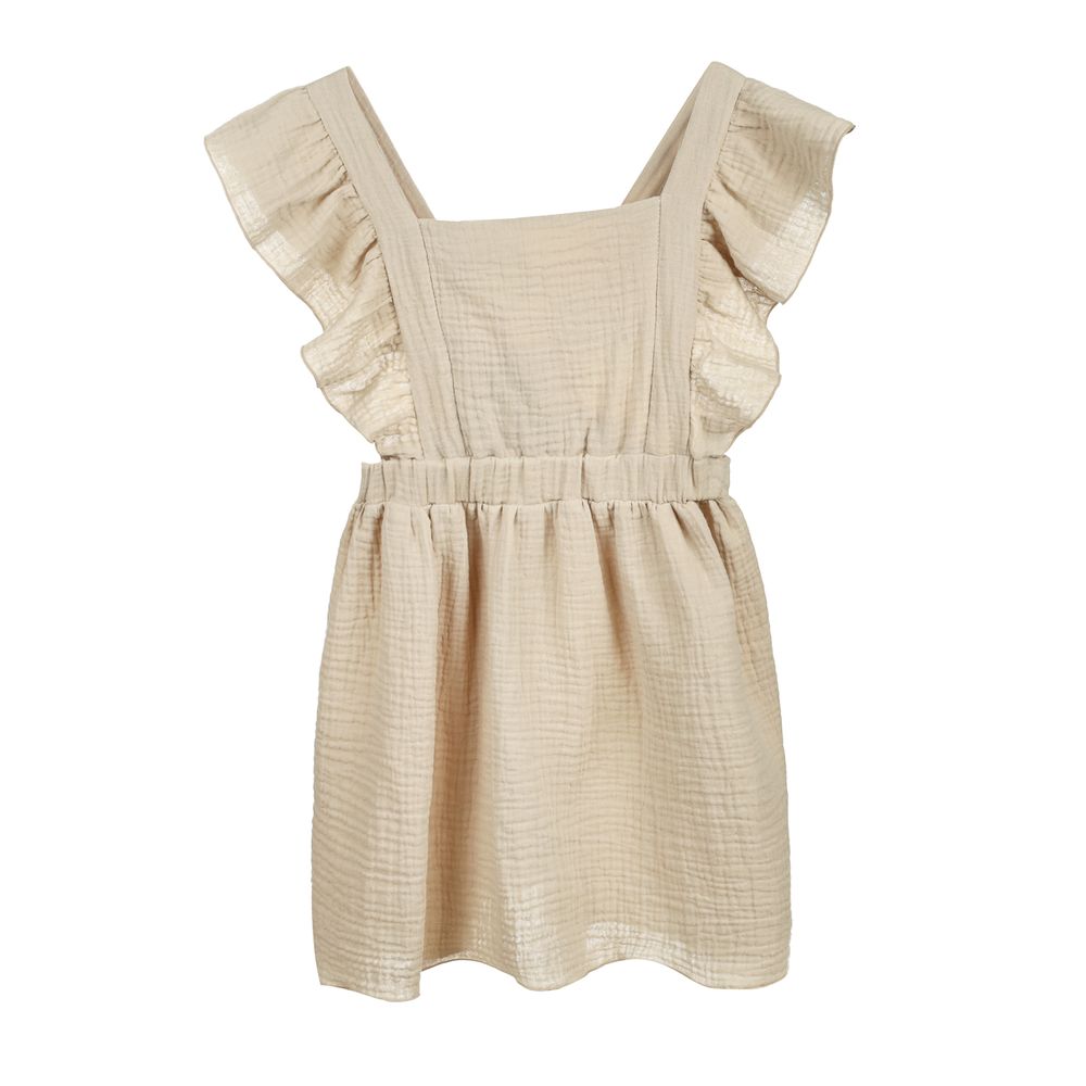 Children's fashion - Cotton muslin spring dress U64 - ANDER