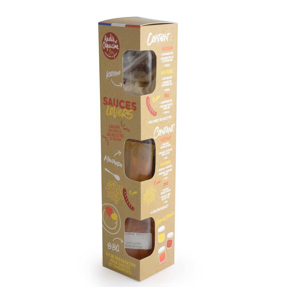Delicatessen - kit to Make your Ketchup and Dijon Mustard Bio - RADIS ET CAPUCINE