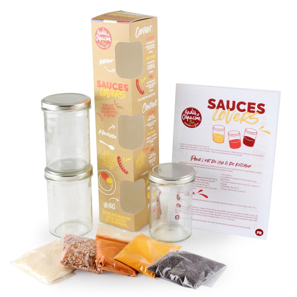 Delicatessen - kit to Make your Ketchup and Dijon Mustard Bio - RADIS ET CAPUCINE