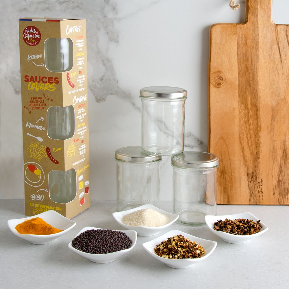 Delicatessen - kit to Make your Ketchup and Dijon Mustard Bio - RADIS ET CAPUCINE
